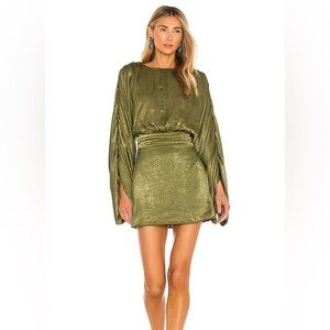 House of Harlow Olive Green Dress